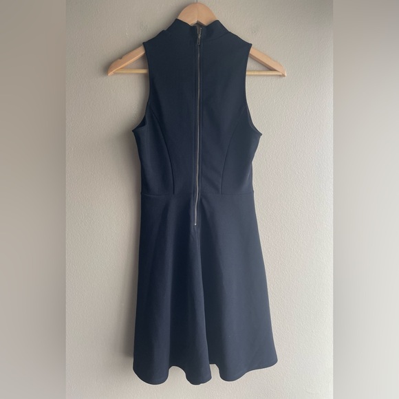 Monteau Women Black Mock Neck Sleeveless Dress Size XS - Picture 5 of 9